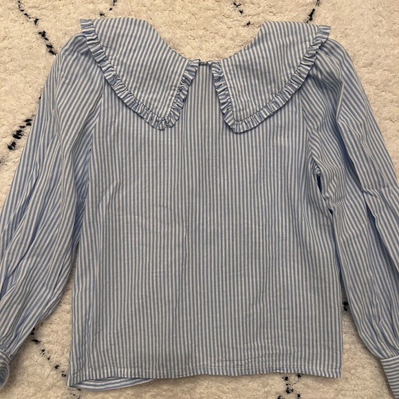 Peter Pan Collar Blouse - Picture 3 of 4